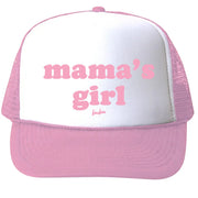 Mama's Girl White Trucker Hat