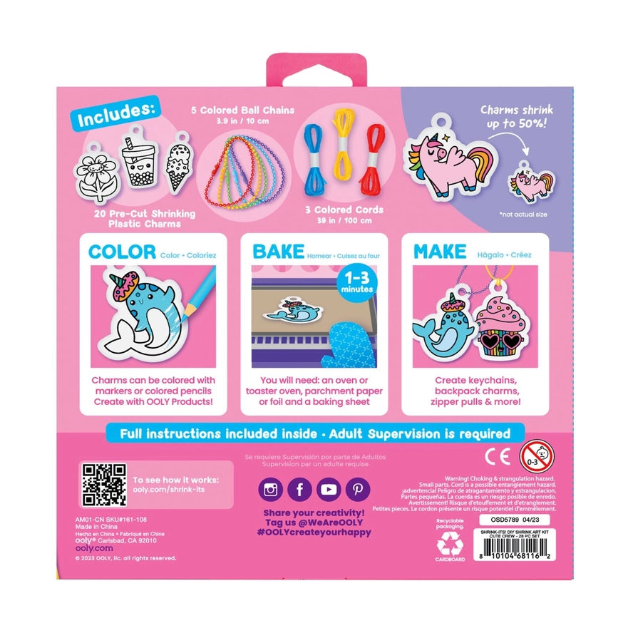 Cute Crew - Shrink Art Bracelet Kit