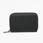 Alessia Black Zip-Around Wallet