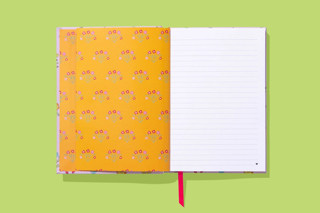 Pink Wildflowers Notebook