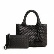 Dacia Black Mini Woven Tote Set