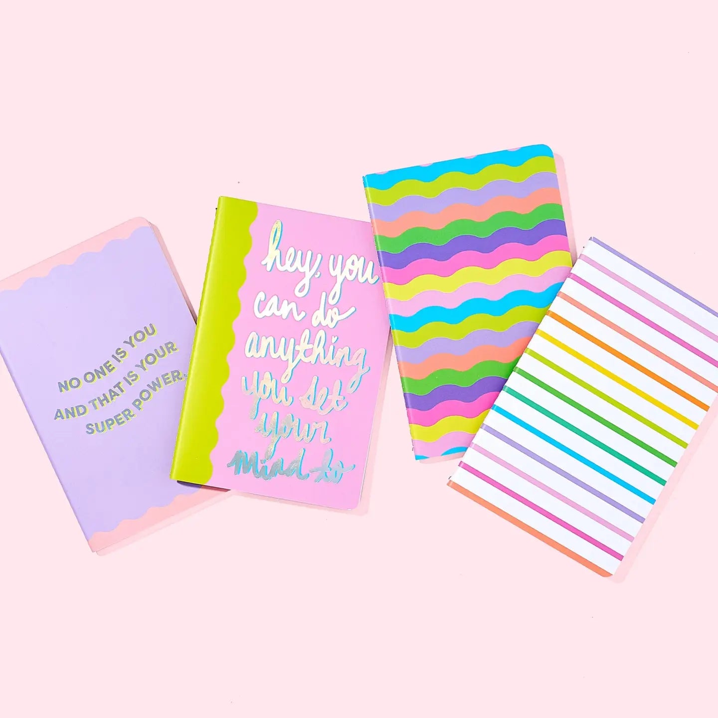 Hey You Set Of 4 Mini Notebooks