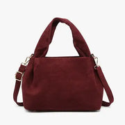 Lia Mahogany Satchel