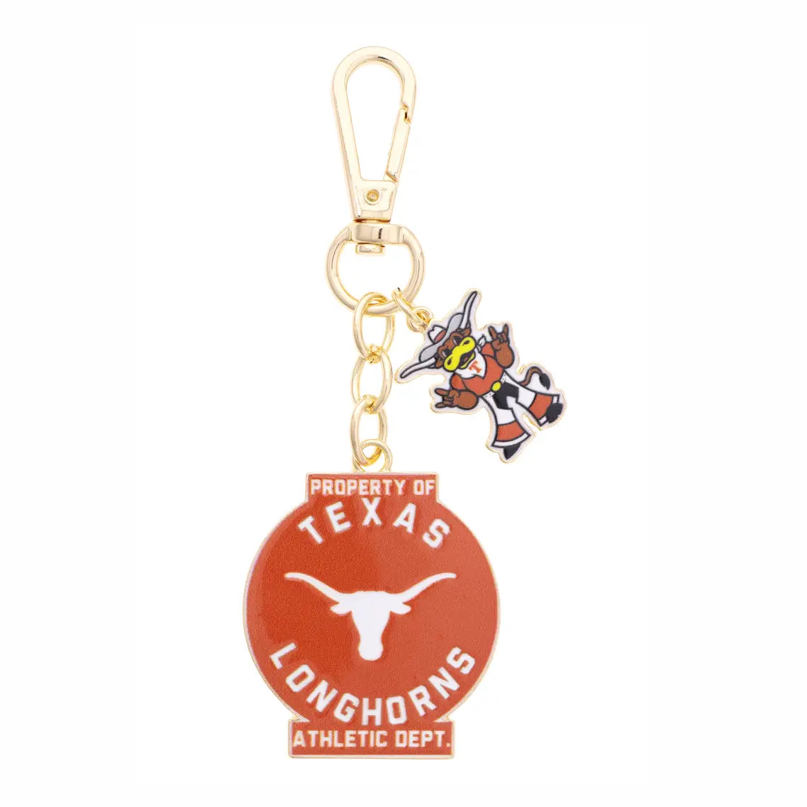 Longhorns Vintage Athletic Dept Enamel Bag Charm