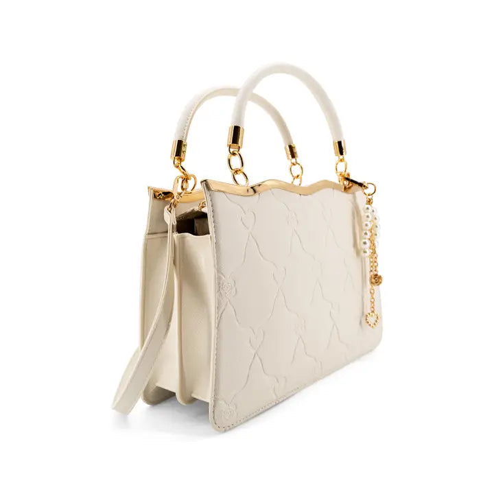 Amara White Handbag