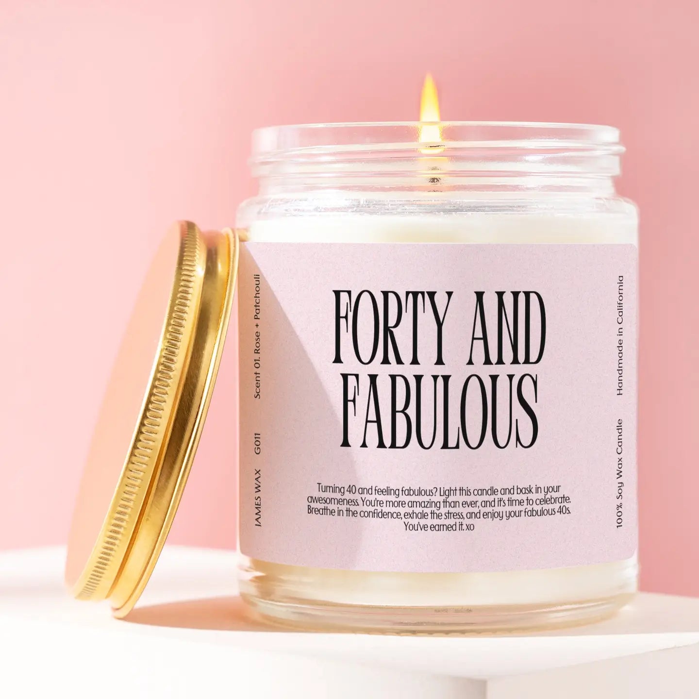 Forty & Fabulous Candle