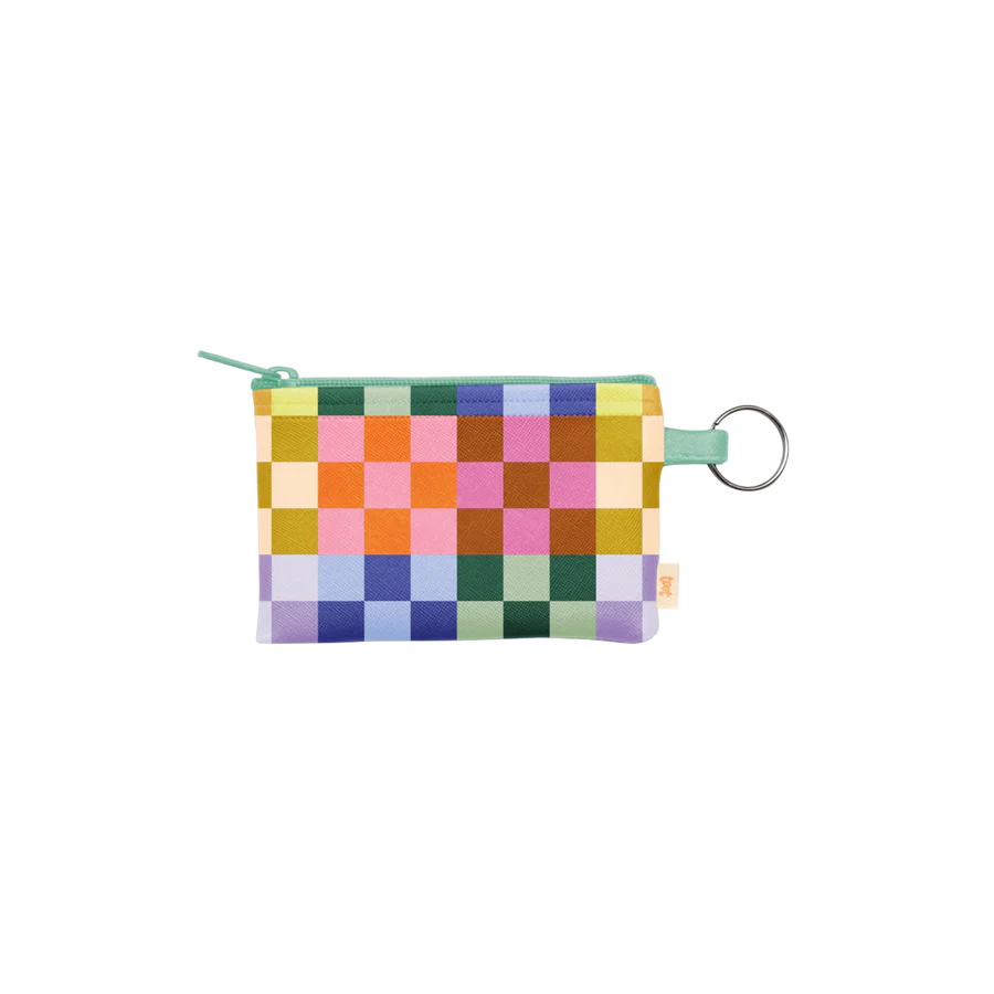 Bold Checker Penny Key Ring