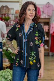 Botanical Bliss Black Top