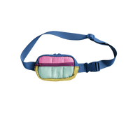 Color Block Small Hip Bag