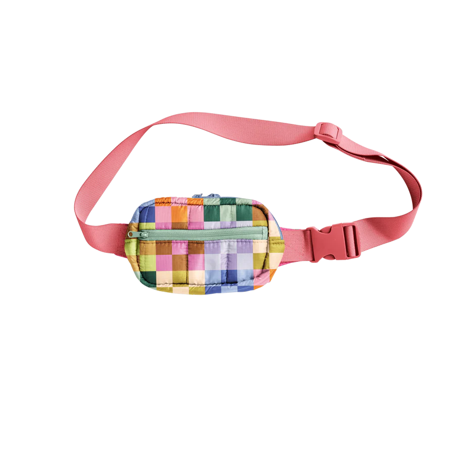 Bold Checker Small Hip Bag