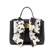 Beth Black Bow Handbag