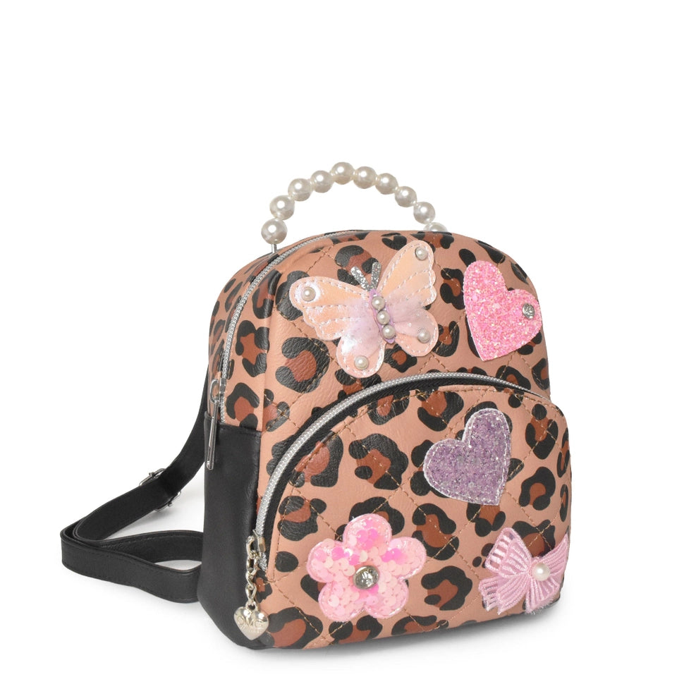 Leopard Patch Mini Backpack