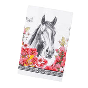 Floral Horse Tea Towel