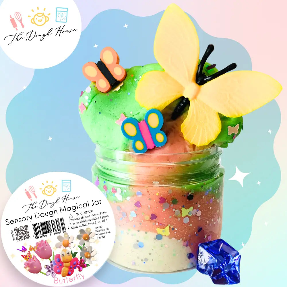 Butterfly Magical Dough Jar