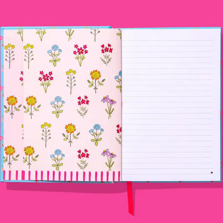 Blue Flower Bouquet Notebook