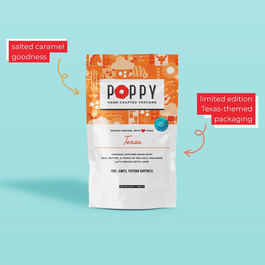 Texas Salted Caramel Popcorn