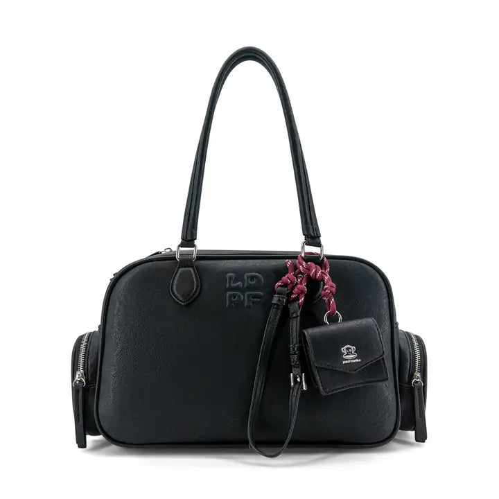 The Check In Black Utility Bag