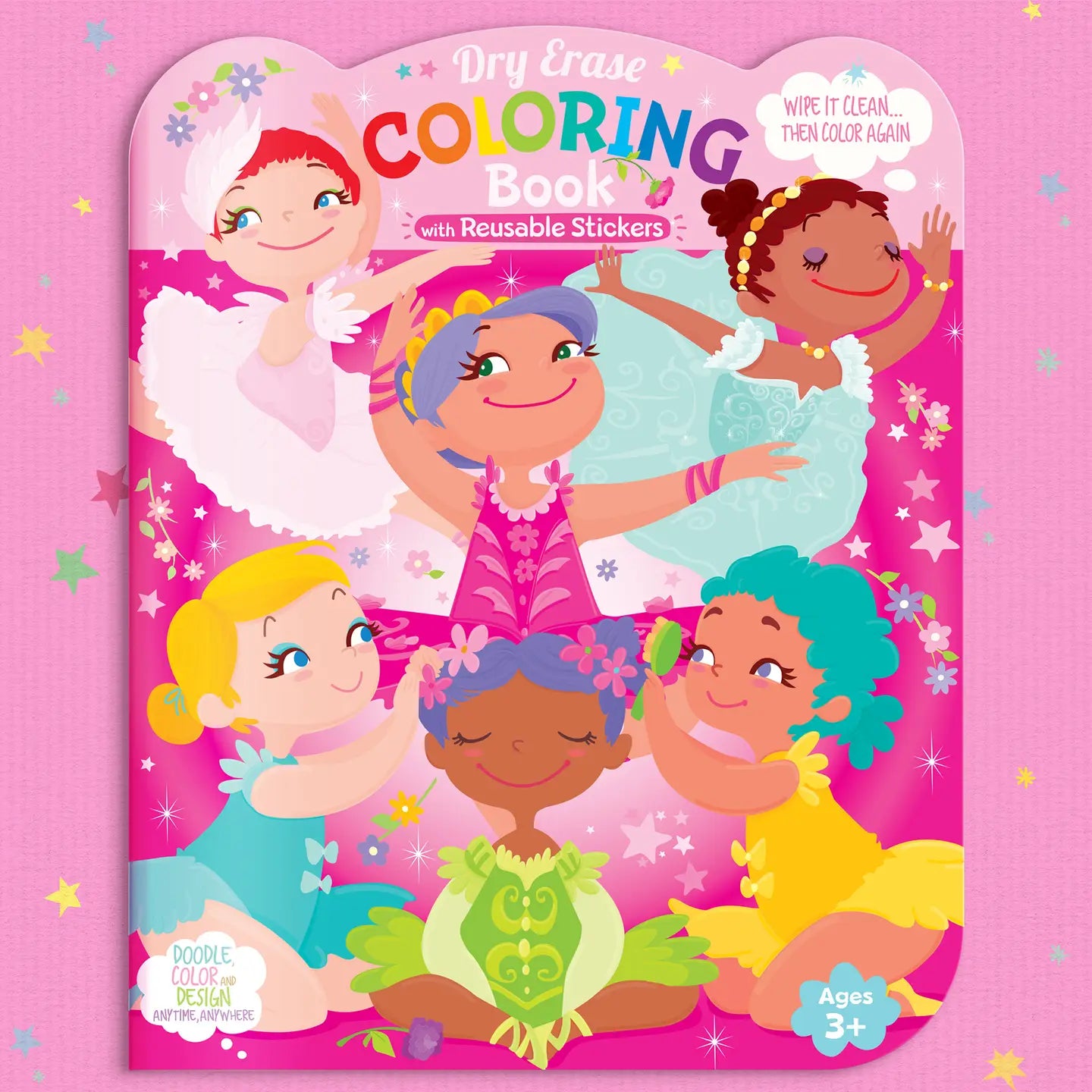 Ballet Dry Erase Sticker Coloring Book