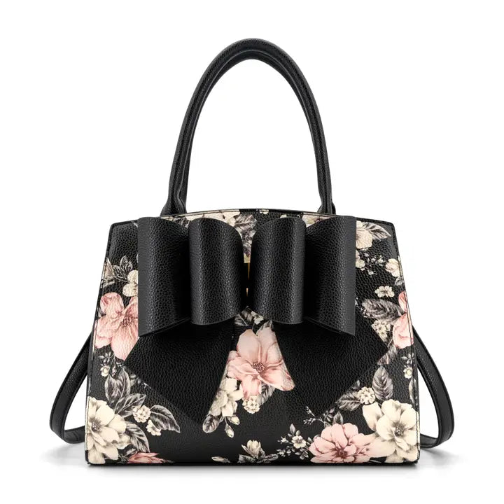 Rosalie Floral Bow Purse