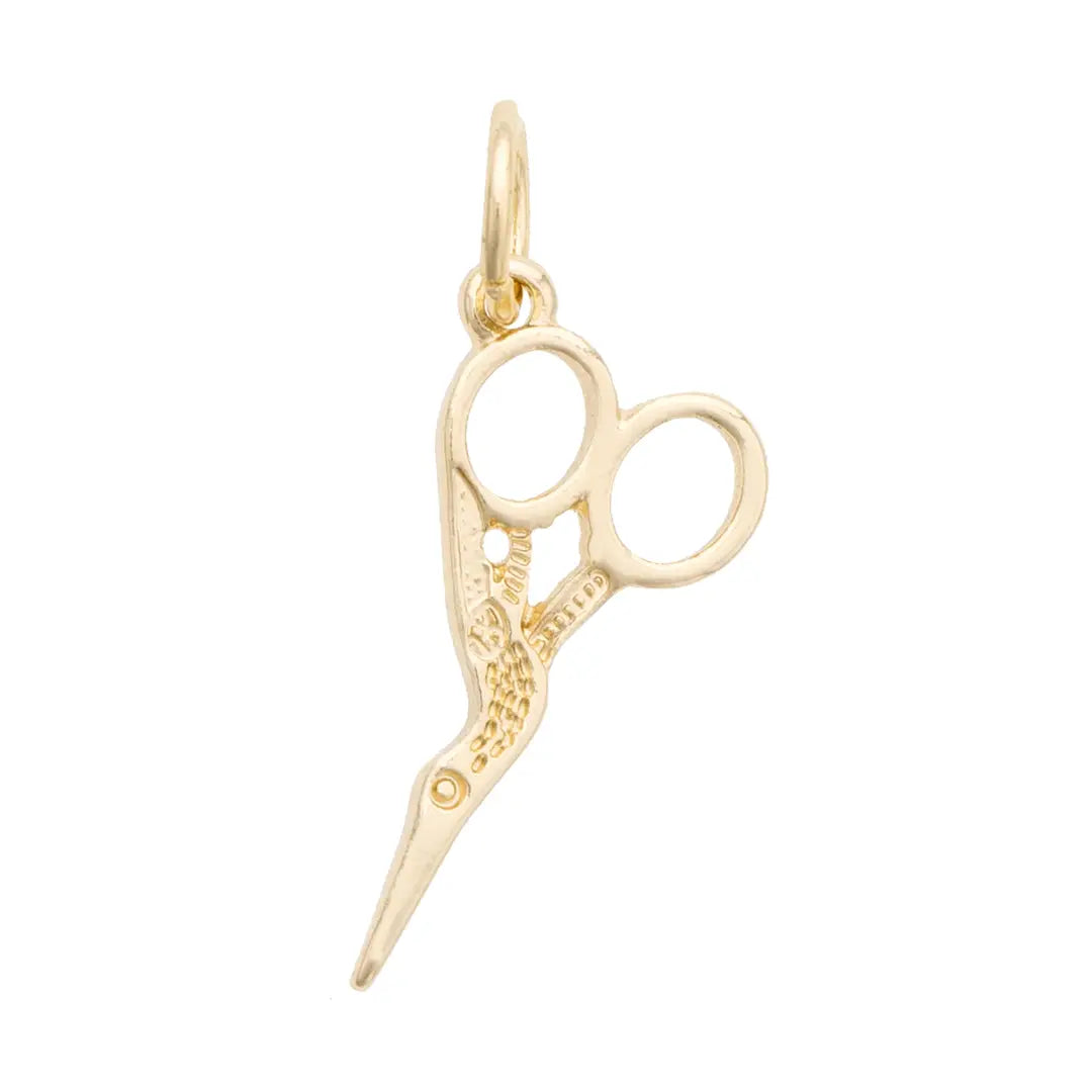 Golden Scissors Charm