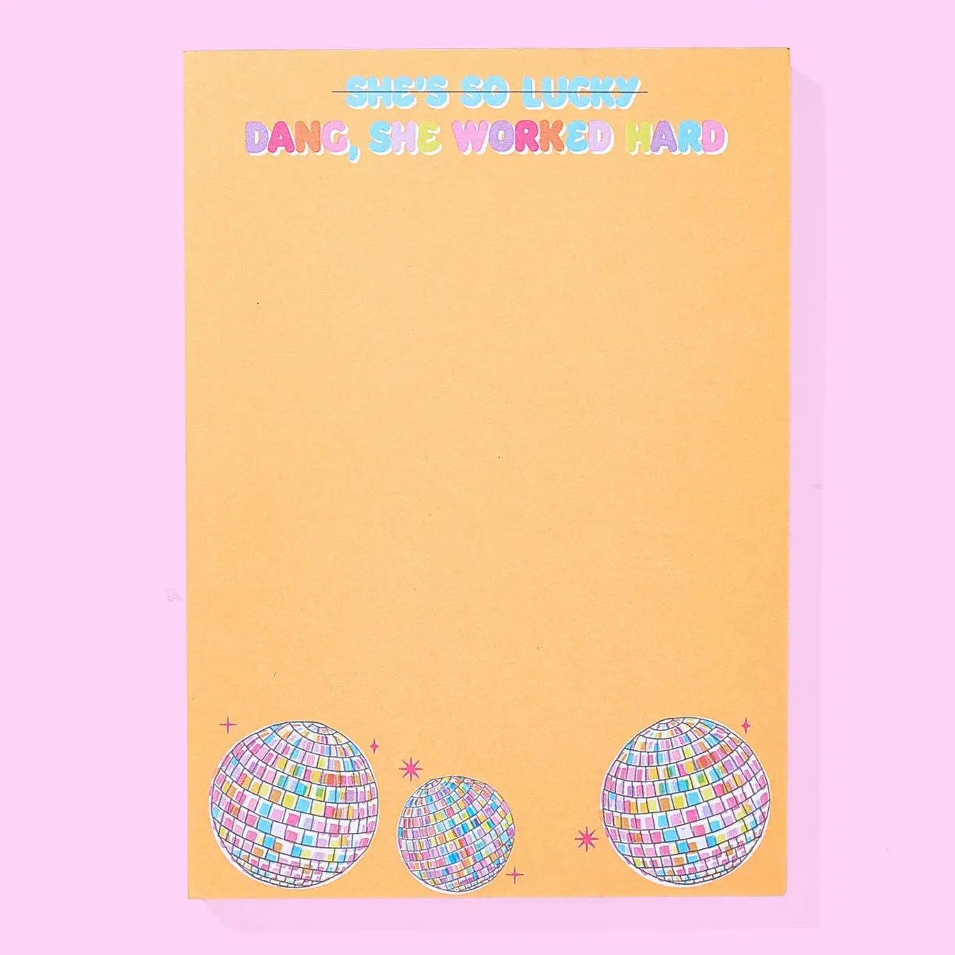 She Worked Hard Magnetic Notepad