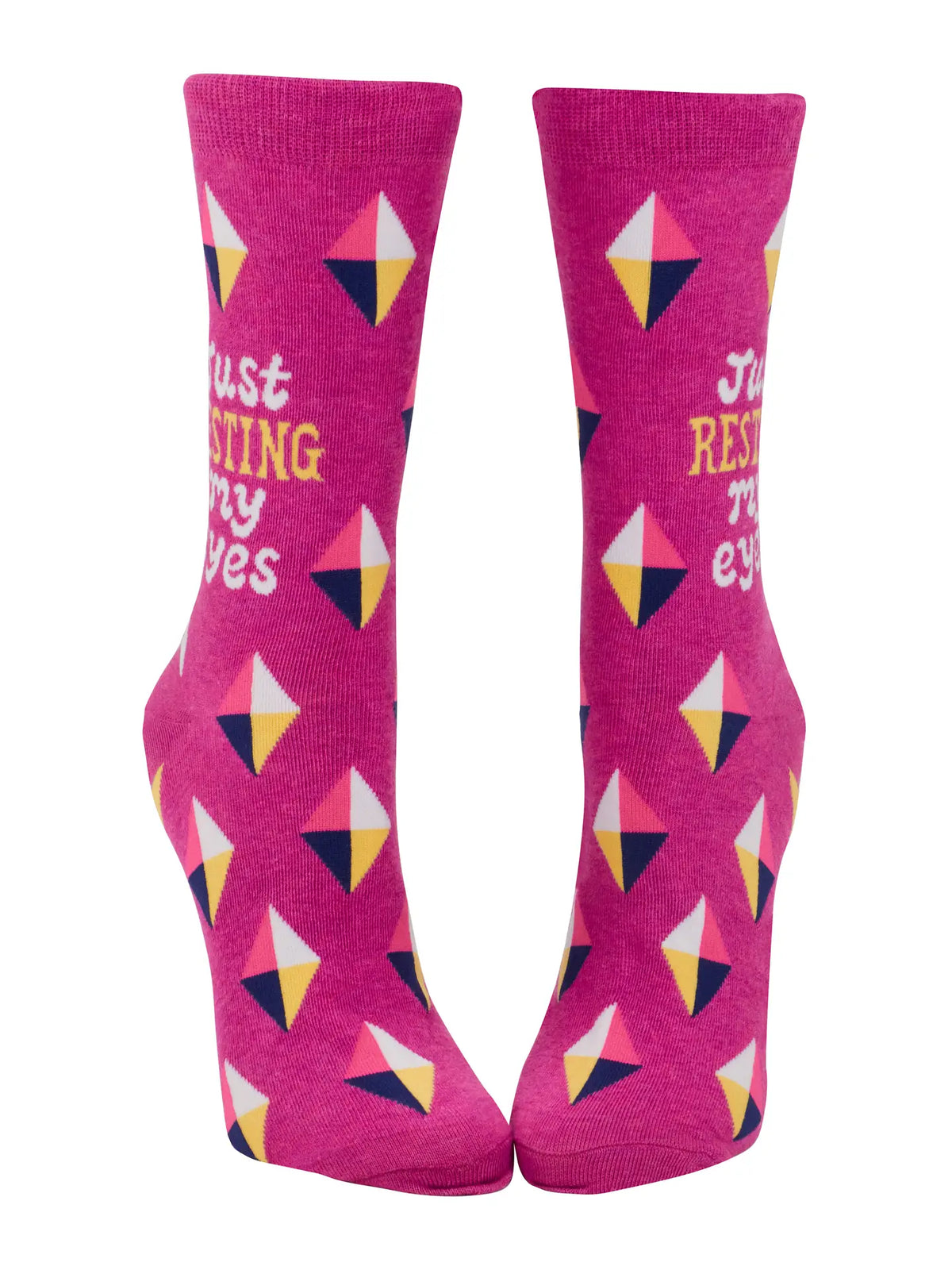 Resting My Eyes Crew Socks