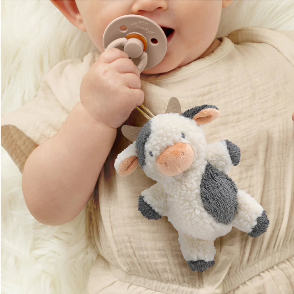 Cow Bitzy Pal Natural Rubber Pacifier