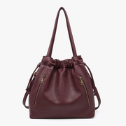 Finley Plum Drawstring Tote
