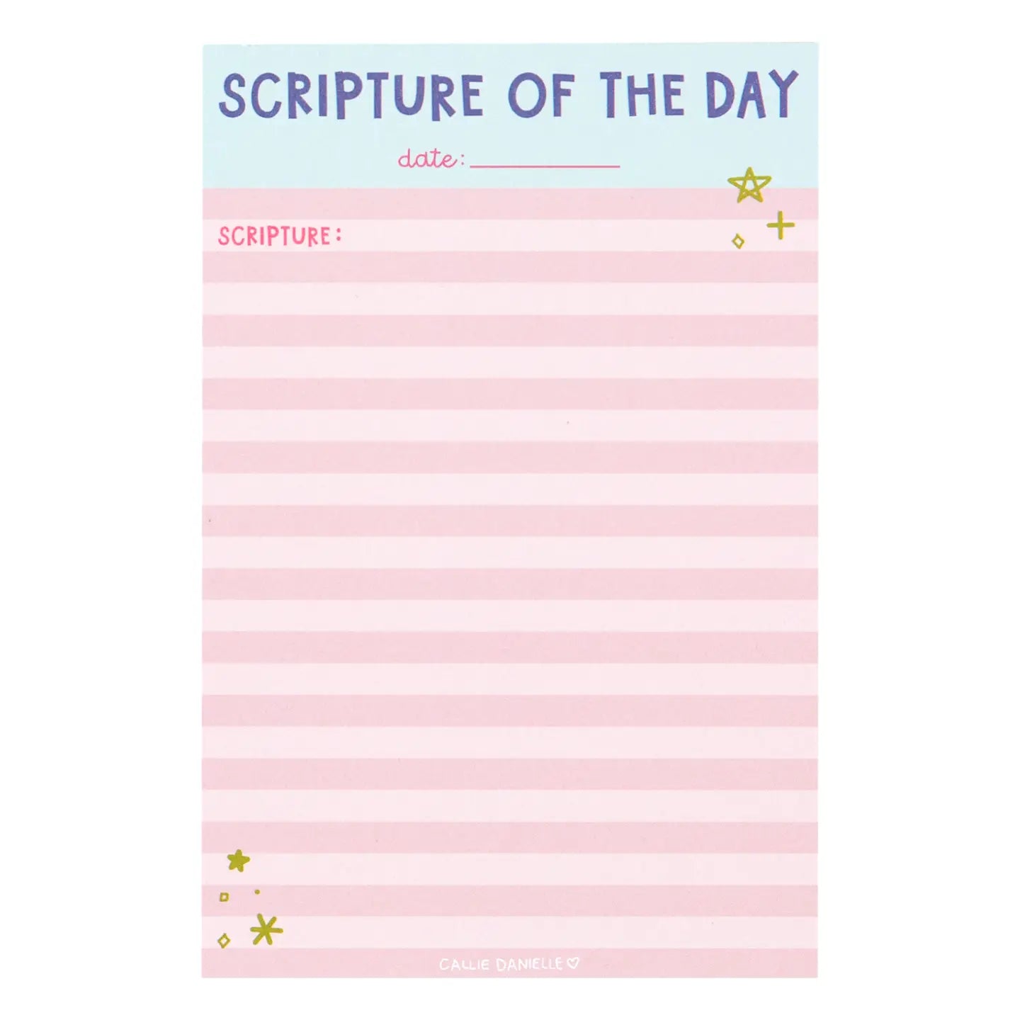 Scripture Of The Day Notepad