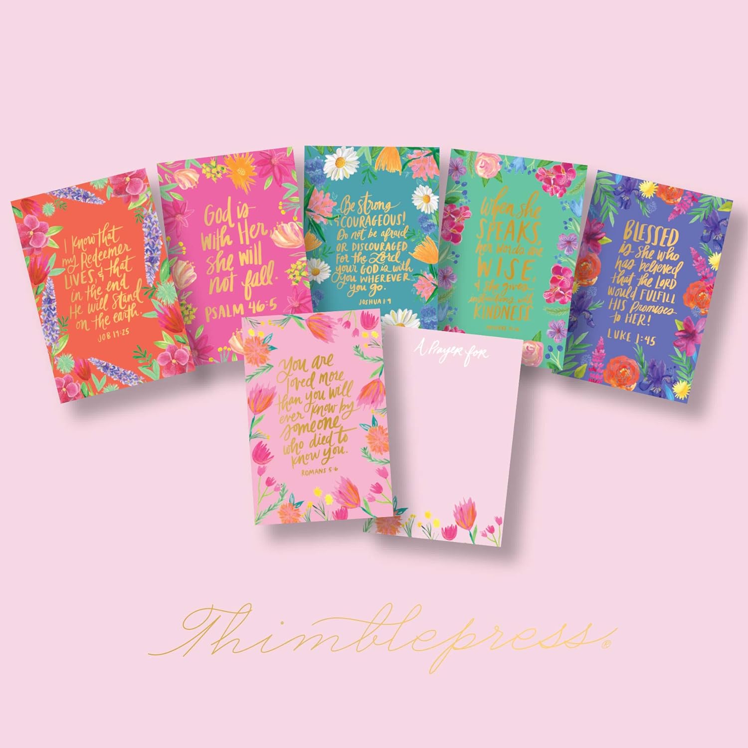 Floral Prayer Cards