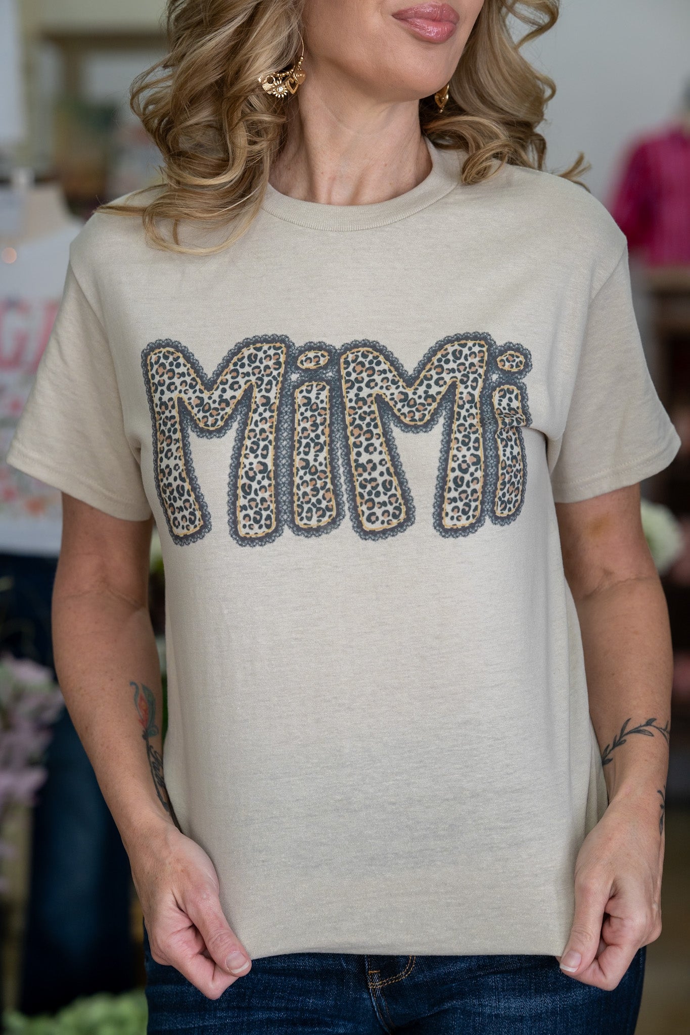 Leopard Lace MIMI Tee