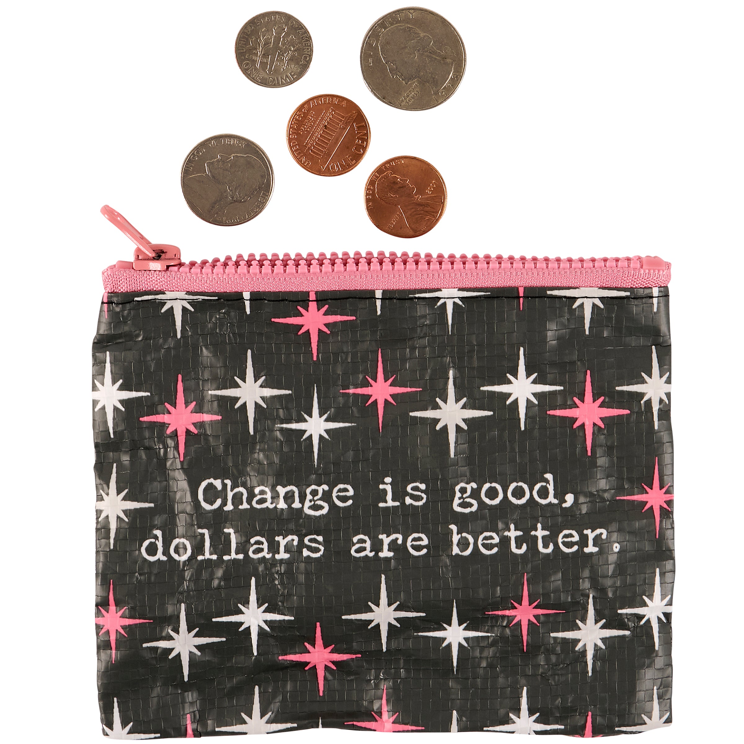 Change Is Good Zipper Wallet