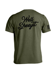 Well Sheeyit Army Green Tee