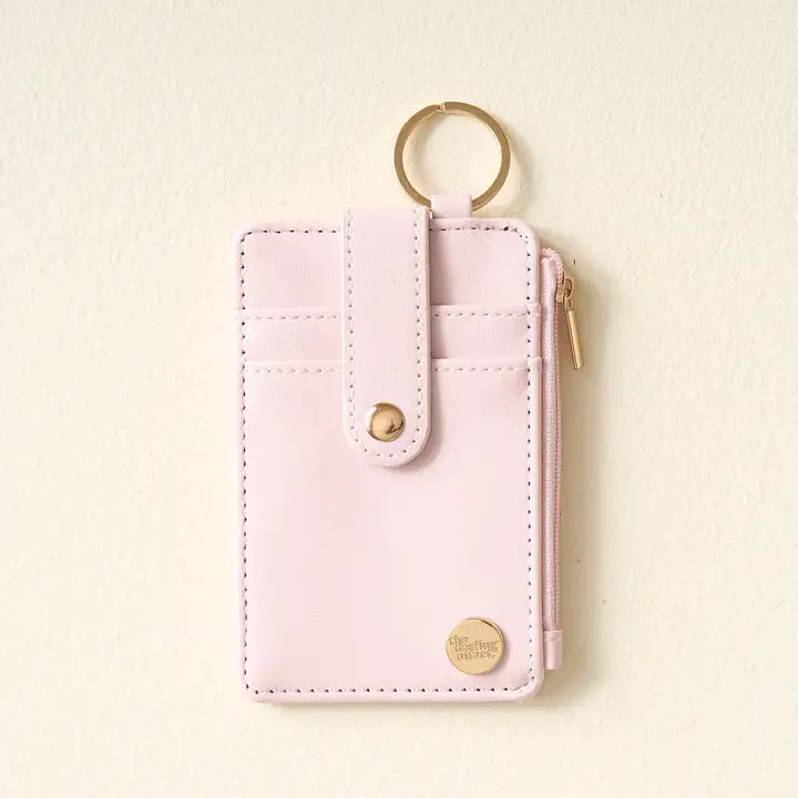 Pale Pink Keychain Wallet