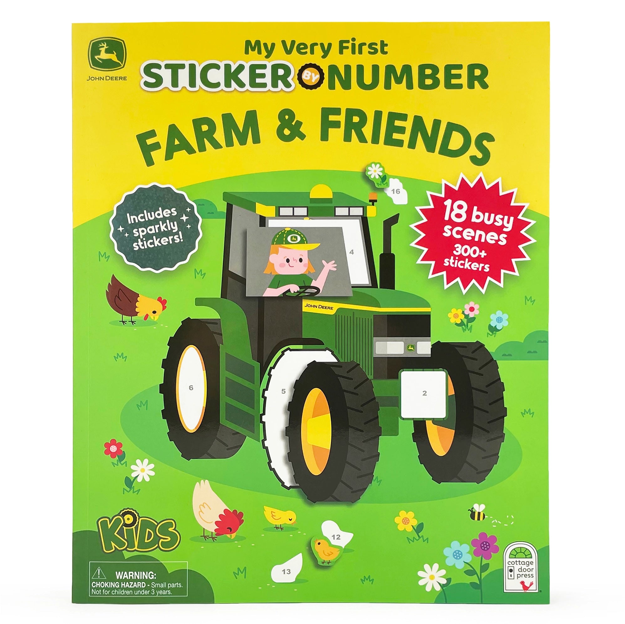 Farm & Friends Sticker-By-Number Activity Book