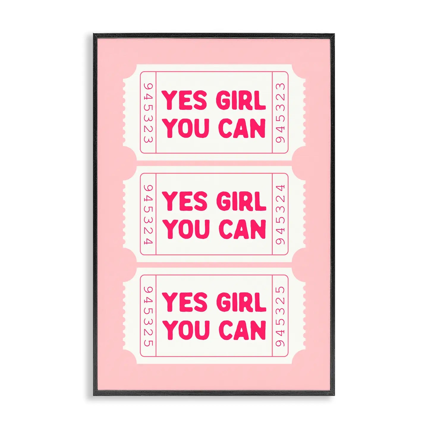 Yes Girl You Can Framed Art