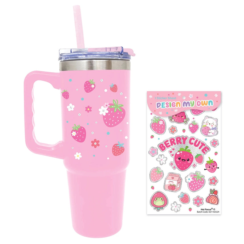 Strawberry Stainless Steel Tumbler