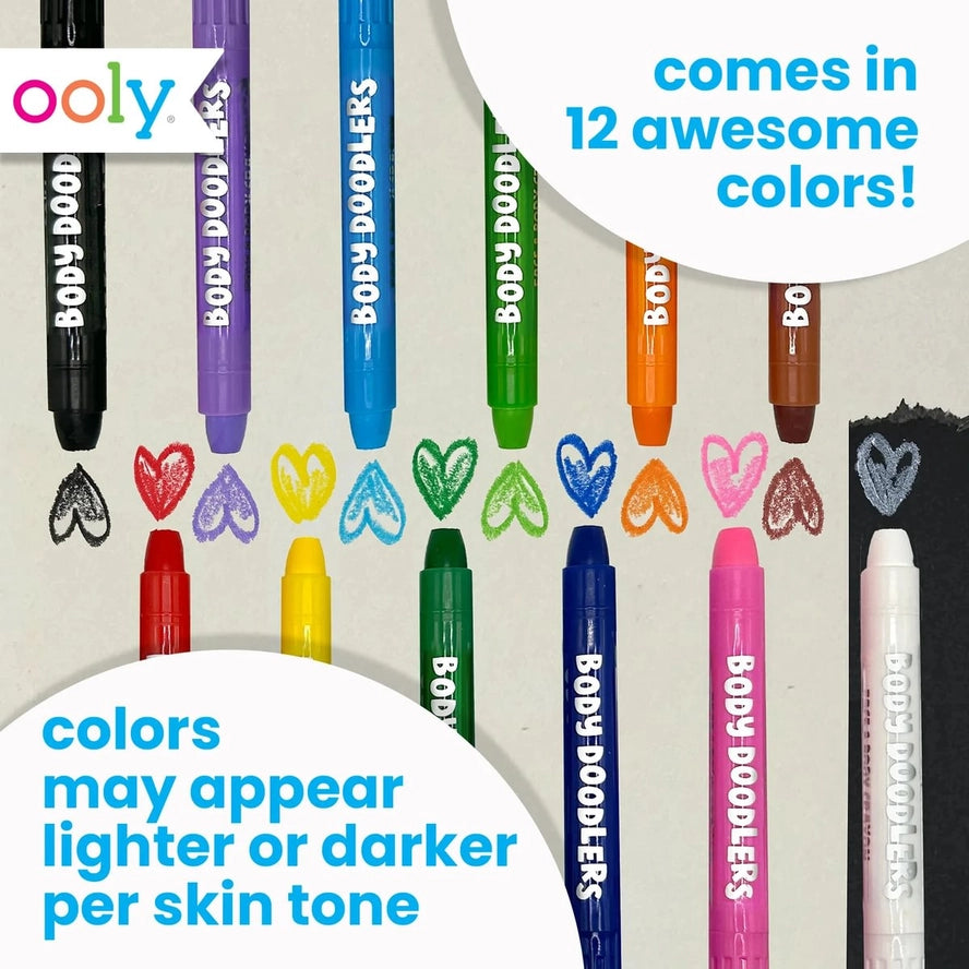 Body Doodlers: Face & Body Crayons