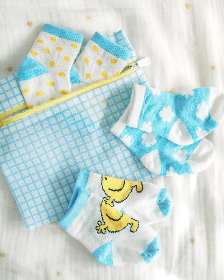 Mr. Happy Baby Sock Trio