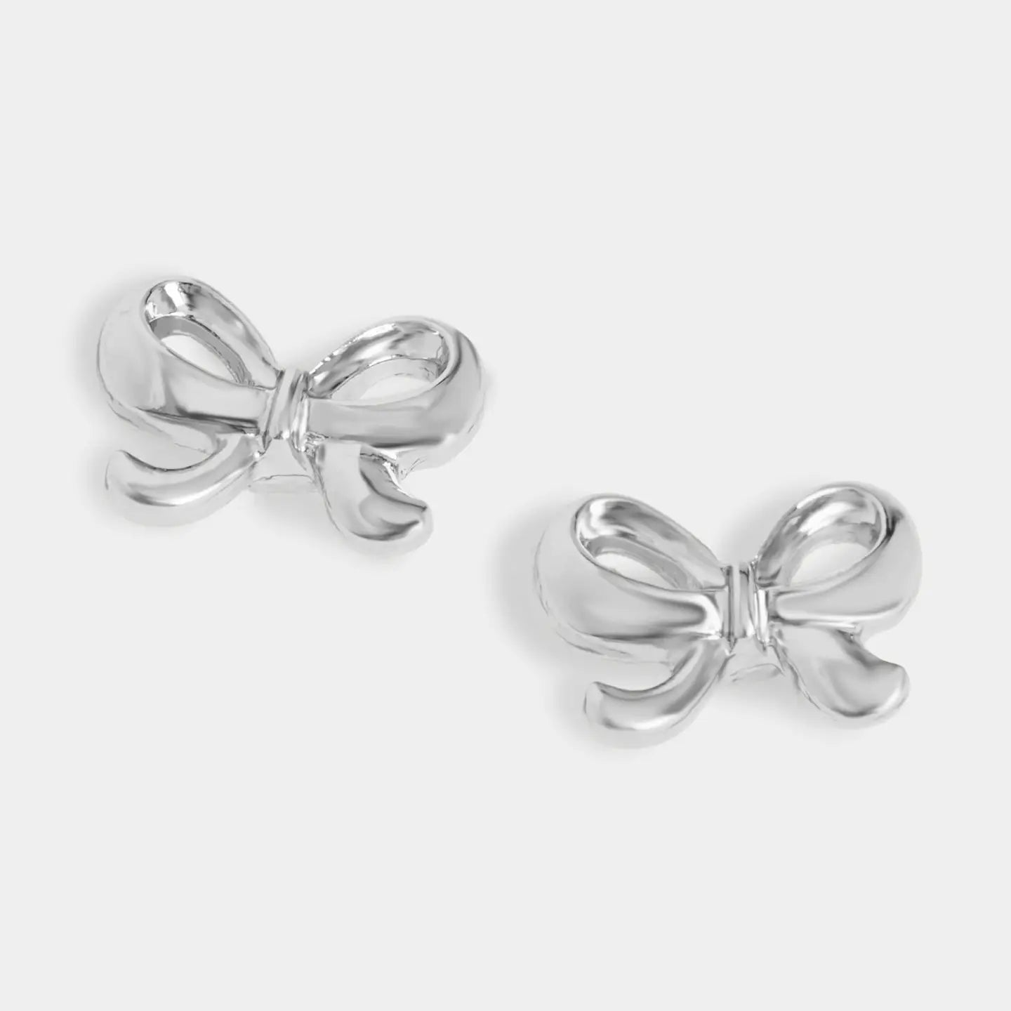 Silver Bow Studs