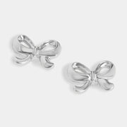 Silver Bow Studs