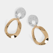 Mixed Metal Earrings
