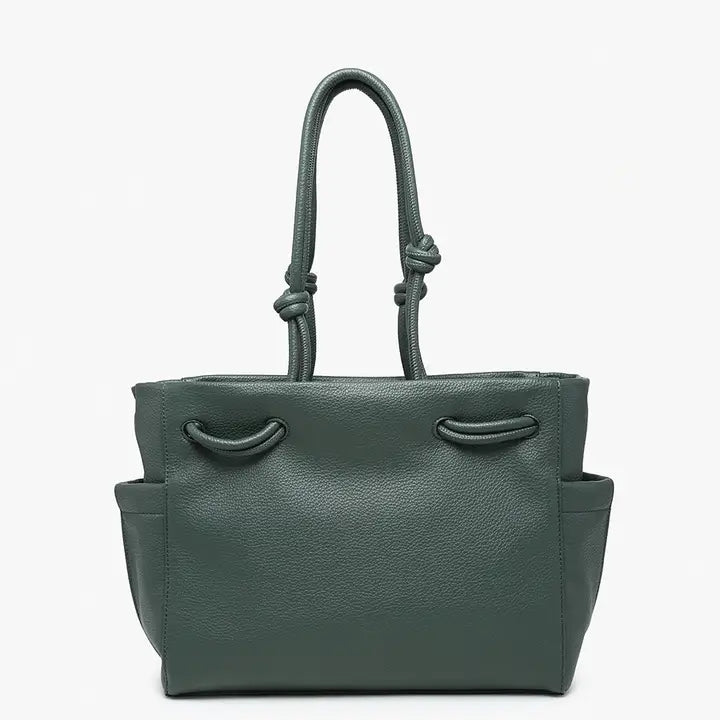 Skylar Green Knotted Tote