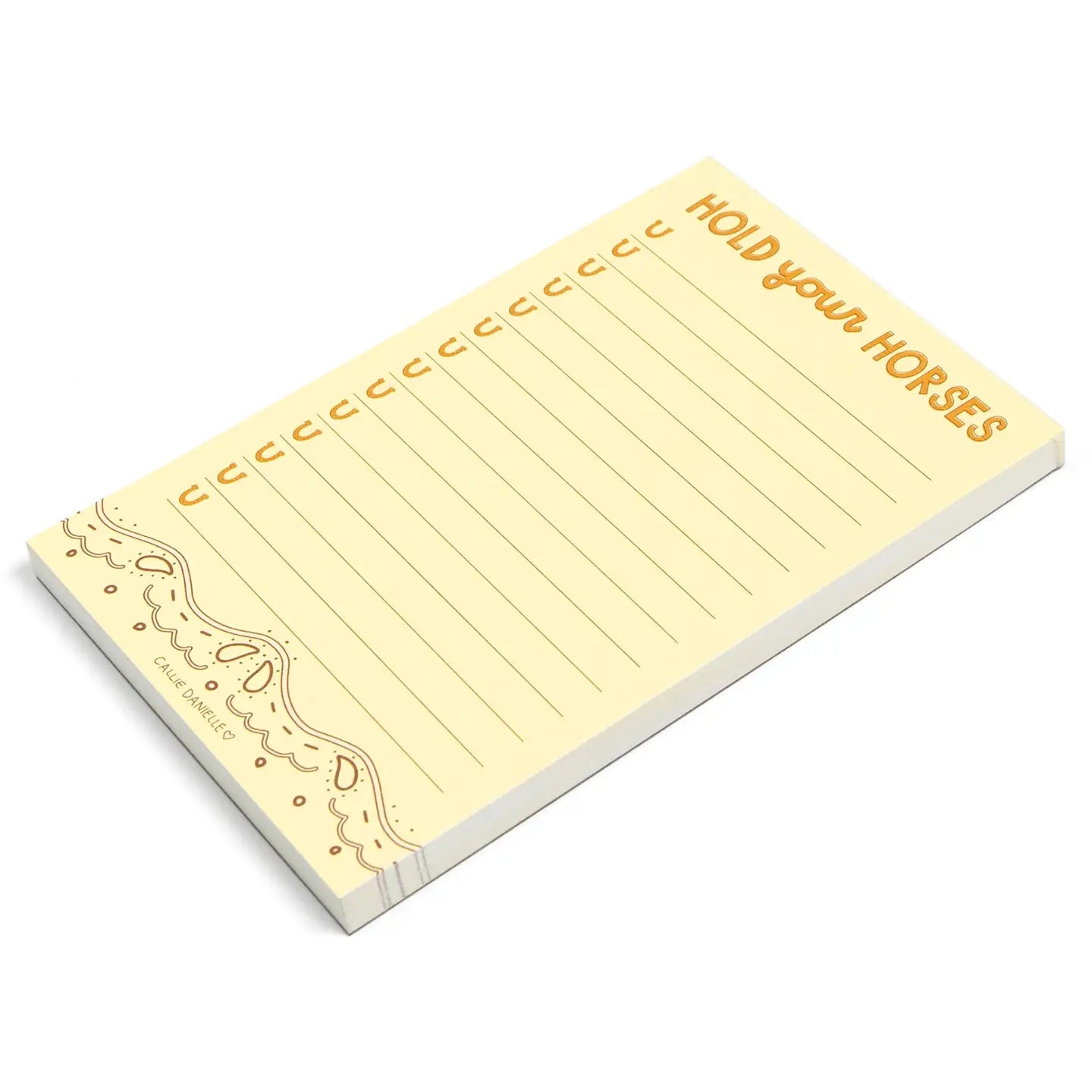 Hold Your Horses Notepad