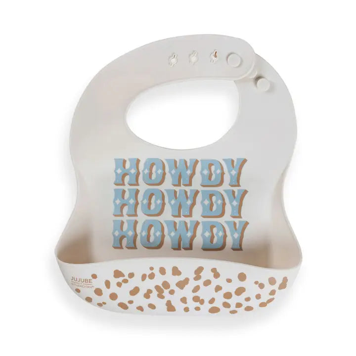 Howdy Partner Silicone Bib