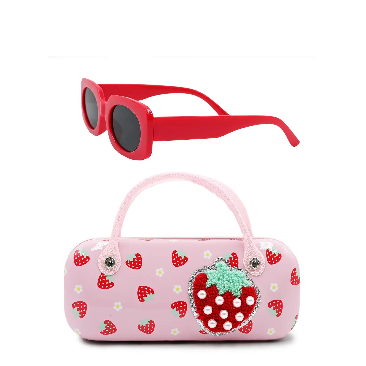Strawberry Sunglasses & Case