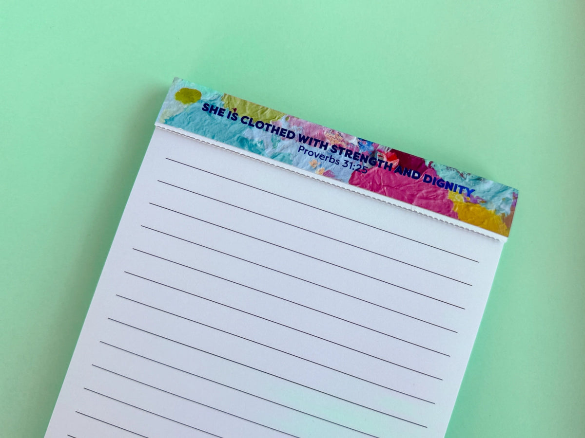 Strength & Dignity Large List Pad