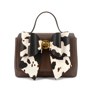 Beth Brown Bow Handbag