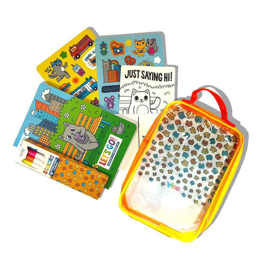 Kitty in the City - Activity & Coloring Kit