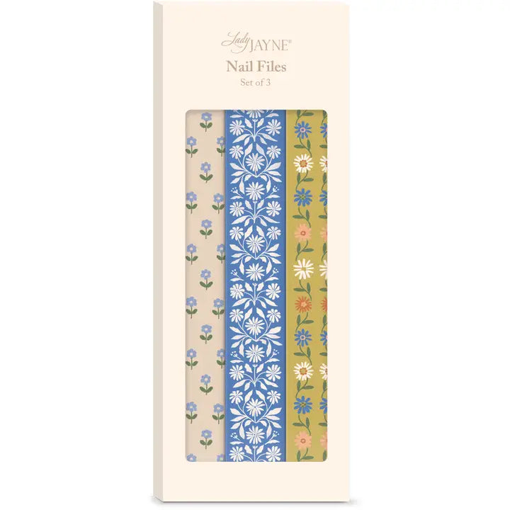 Blue Mustard Ditsy Nail File Set
